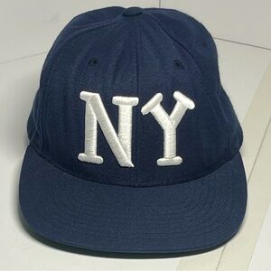 Vtg Starter New York Yankees NY Snapback Hat Navy Wool Blend One Size 90s MLB